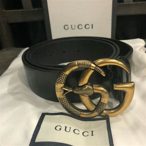 gucci gold snake belt|authentic gucci belts for cheap.